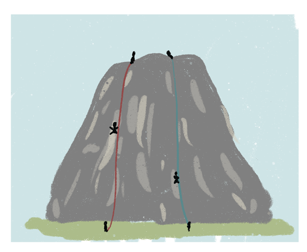 rock climbing